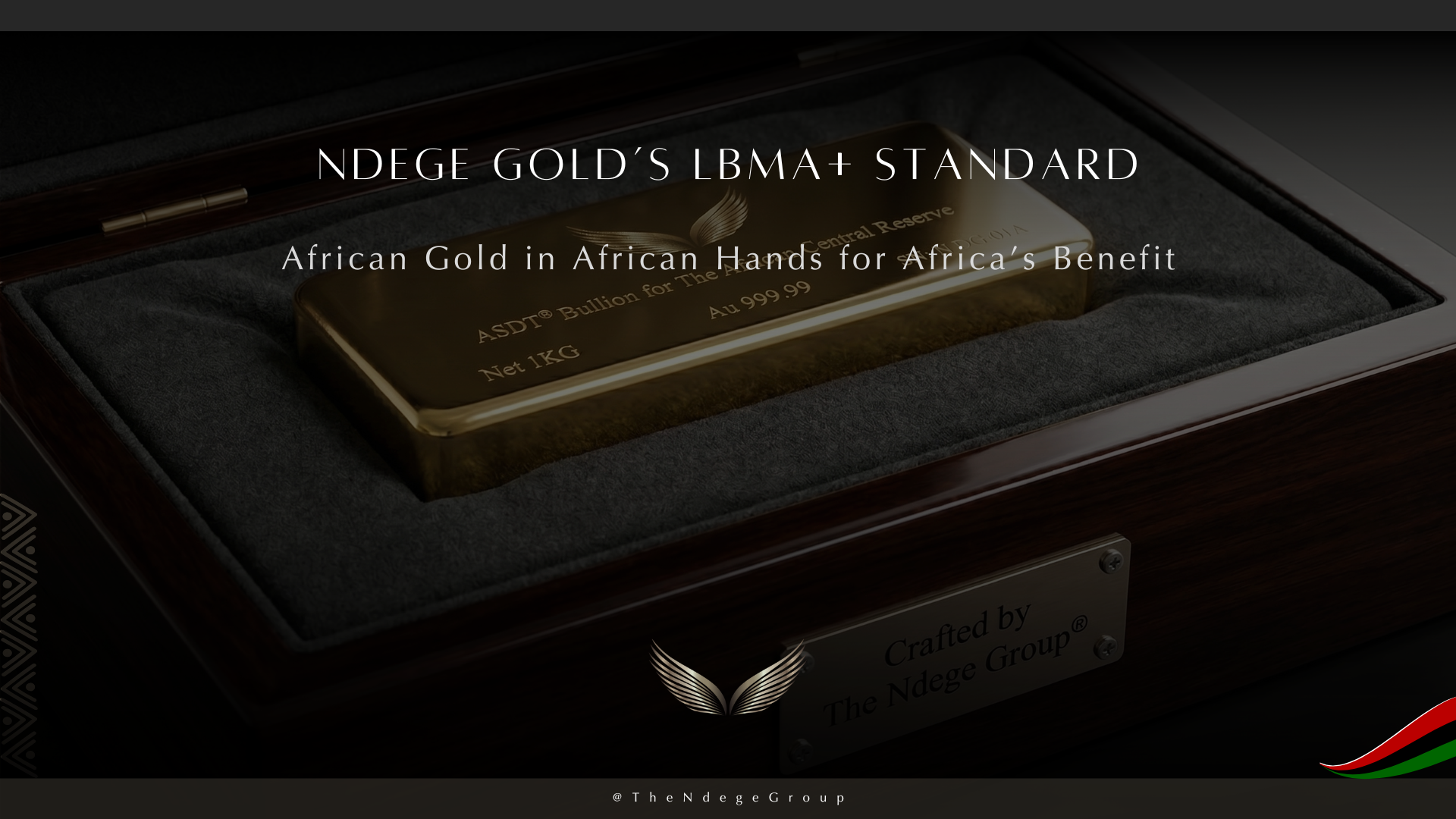 Africa's Gold. In African Hands. — Ndege Gold&copy; | Africa's Sovereign Development Trust&reg;